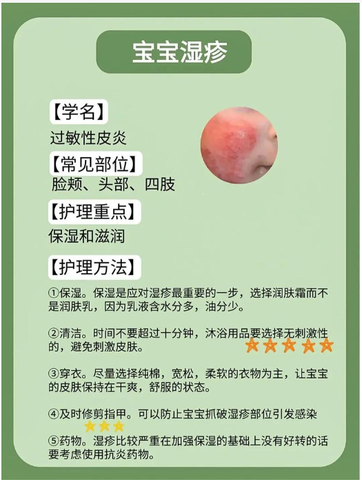 寶寶濕疹怎么辦？
